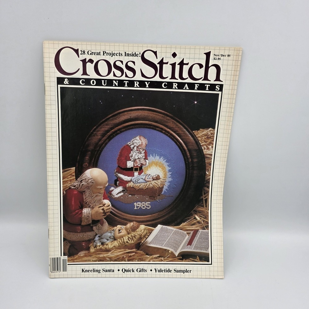 Vtg. Cross Stitch & Country Crafts Magazine 1985 Nov/Dec Issue 28 Projects